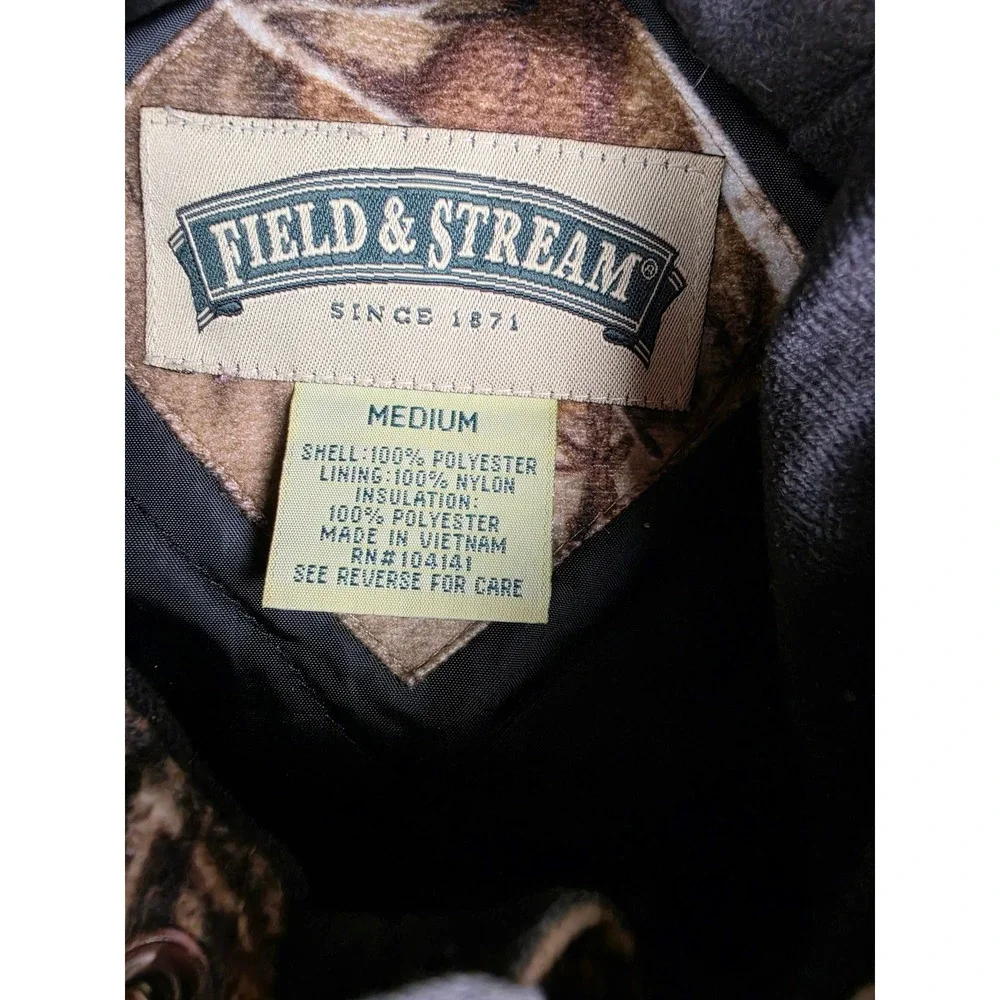 Field & Stream Realtree Camo Jacket Mens M HydroProof Ultra Hooded Insulated